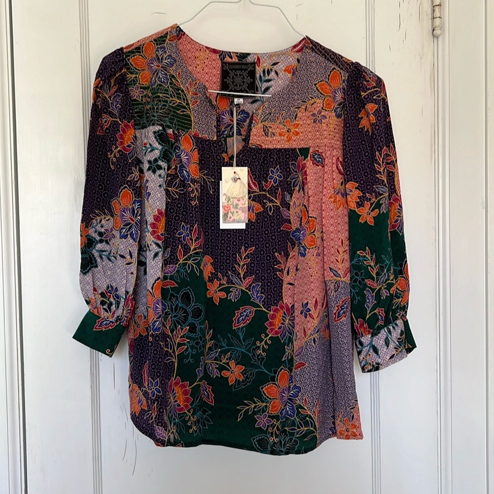 Johnny Was Deneb Peasant Top, XS